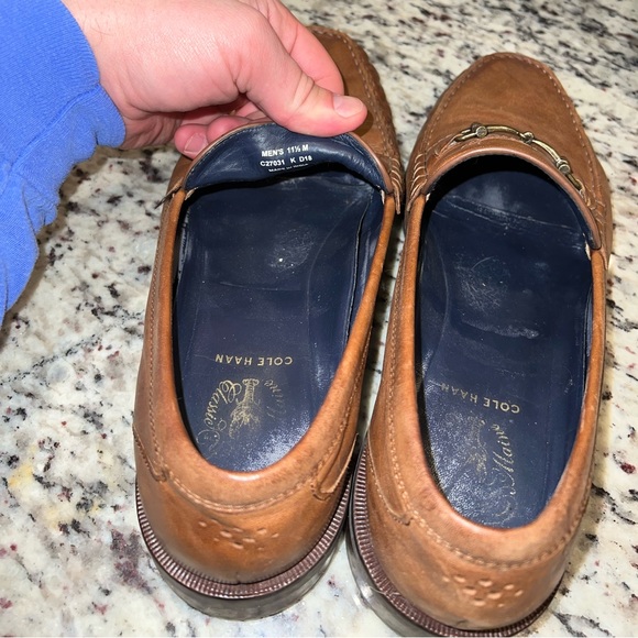 Cole Haan Pinch Maine Classics Horse-bit Loafers - Tan Size 11.5 - Picture 6 of 9